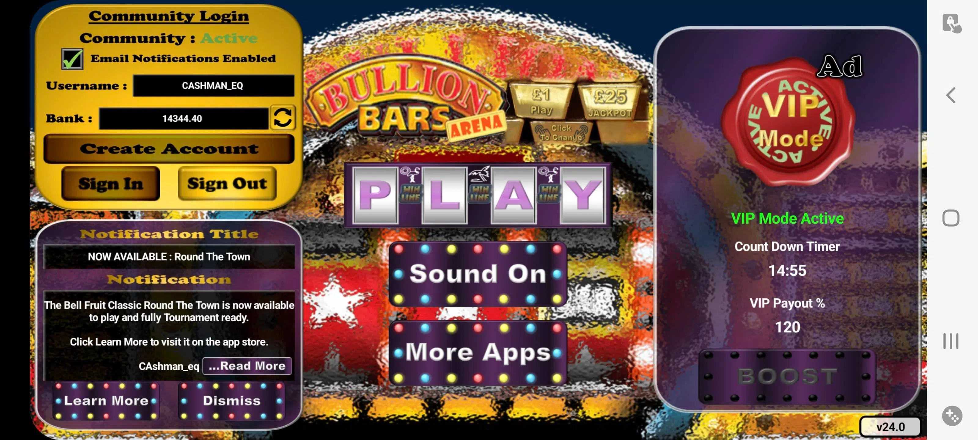 Bullion Bars Arena