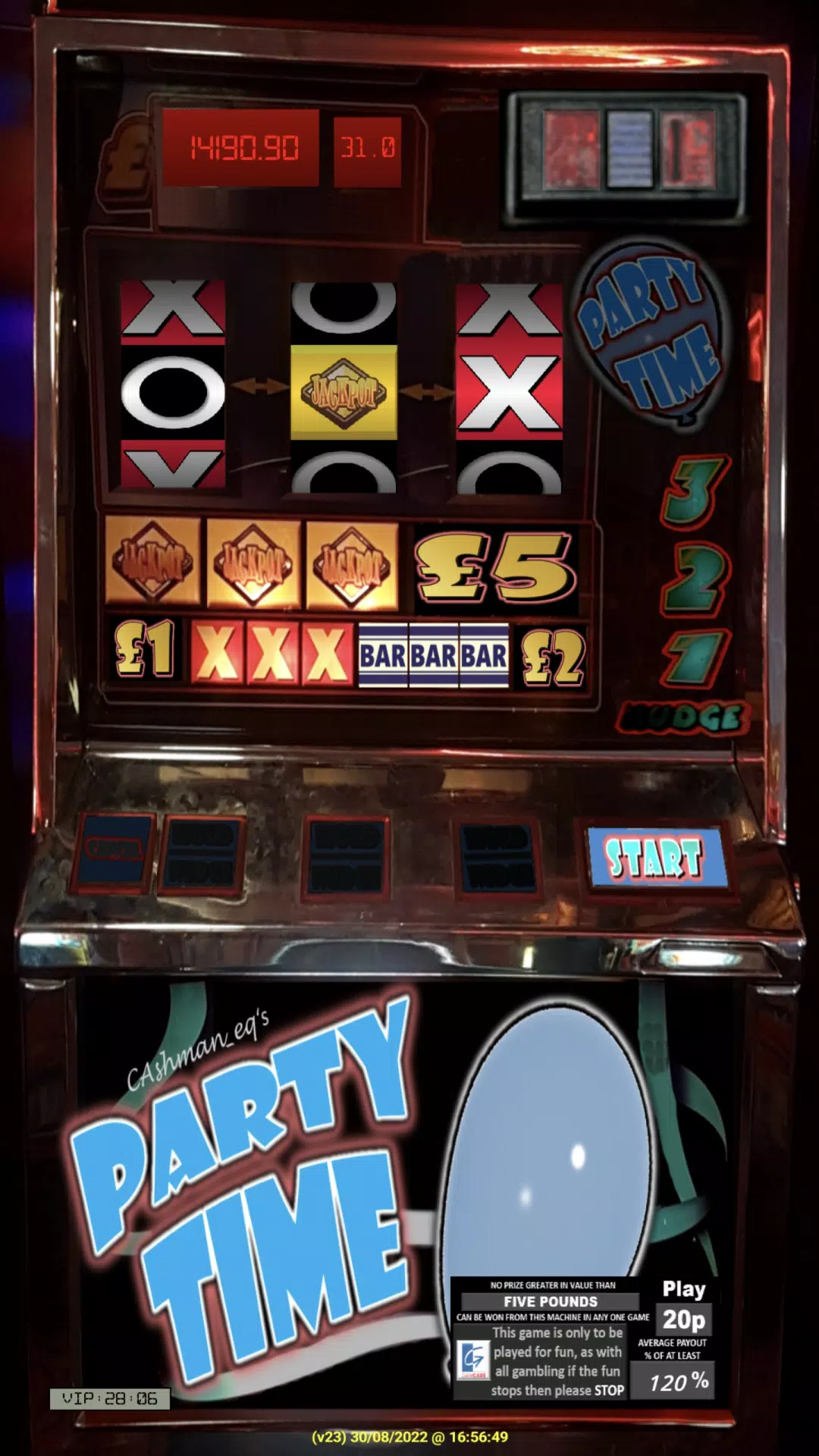 PartyTime Arena UK Slot PartyTime Arena UK Slot