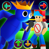 Rainbow Friends Doors FNF Mod أيقونة