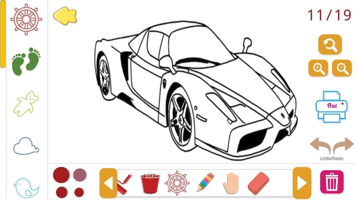 car coloring page  super cars coloring book 2020 for