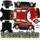 Car Papercraft Design Ideas icône