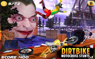Dirt Bike Cop Race Free Flip Motocross Racing Game capture d'écran 1