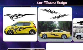 car stickers design poster