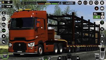 Vrachtschip rijdende auto spel screenshot 1