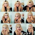 Cara Memakai Jilbab Segi Empat