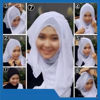 70 CaraMemakai Jilbab Segi Empat 海报