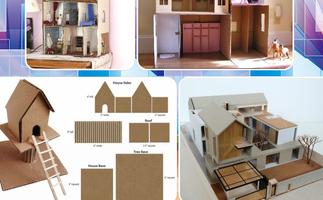 Conception miniature de maison en carton capture d'écran 1