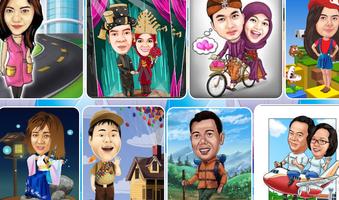 Caricature graphic design ảnh chụp màn hình 2