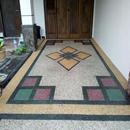 Thiết kế sàn bằng gỗ carport APK