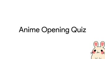 Anime Opening Quiz Affiche