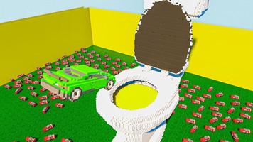Cars vs Skibidi Toilet Game capture d'écran 3