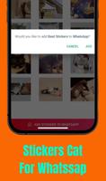 Autocollants Chat Pour WA capture d'écran 1
