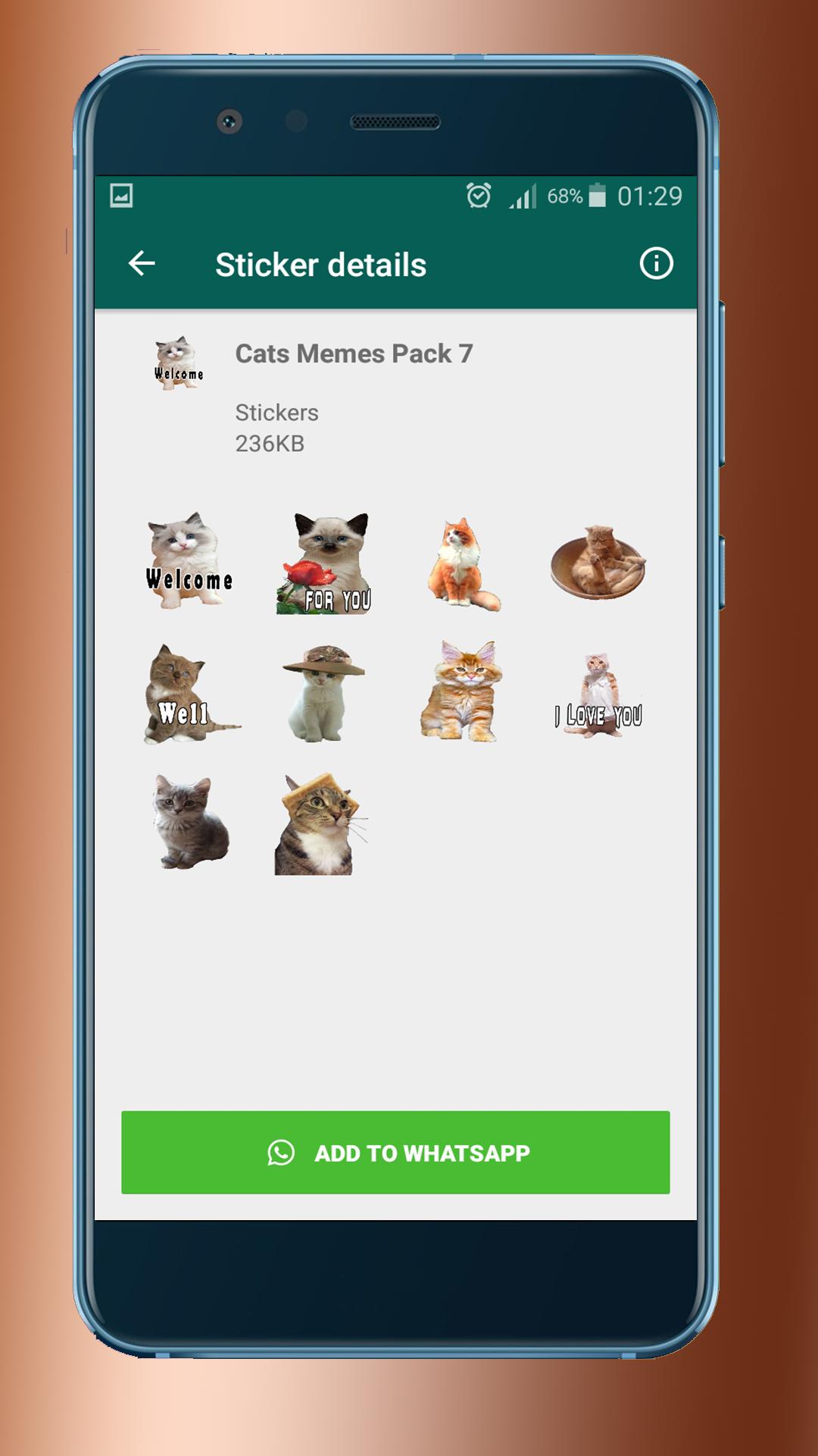 Stiker Kucing Lucu Untuk Whatsapp Wastickerapps For Android