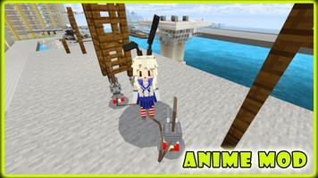 Anime mods for MCPE الملصق