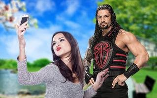 Selfie With Roman Reigns : Celebrity Photo Editor poster