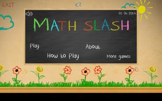 Math Slash الملصق