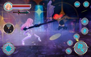 Ruh Tanrıça - Fantezi RPG Oyunları 2018 Dövüş Ekran Görüntüsü 3