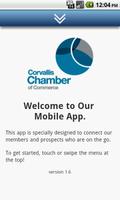 Corvallis Chamber of Commerce الملصق
