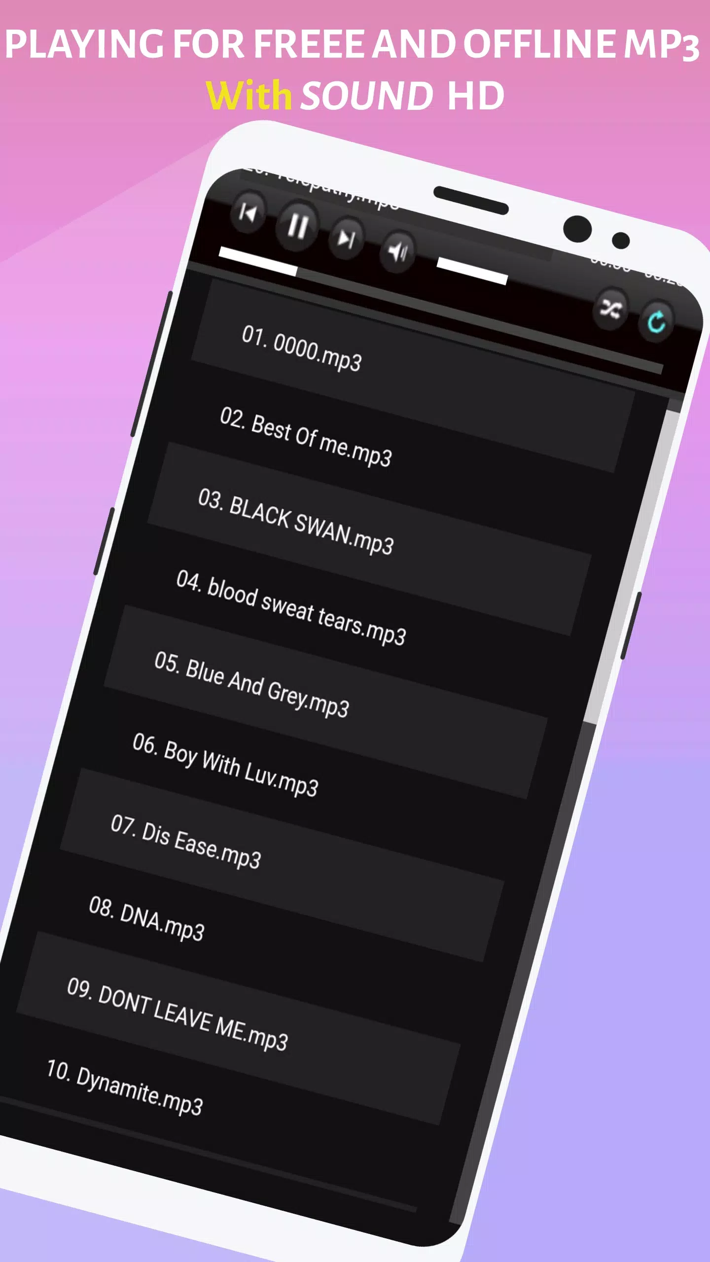 Full BTS mp3 Offline songs APK for Android Download