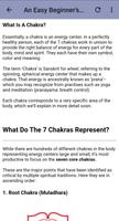 1 Schermata Chakra Meditation