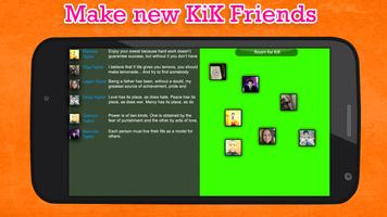 Chat Friend for Kik 截图 1