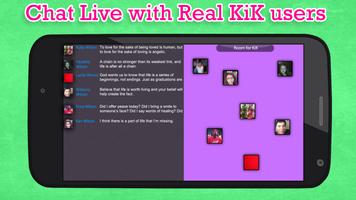 Chat Friend for Kik capture d'écran 2