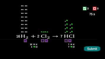 Ecuaciones químicas - juego captura de pantalla 2