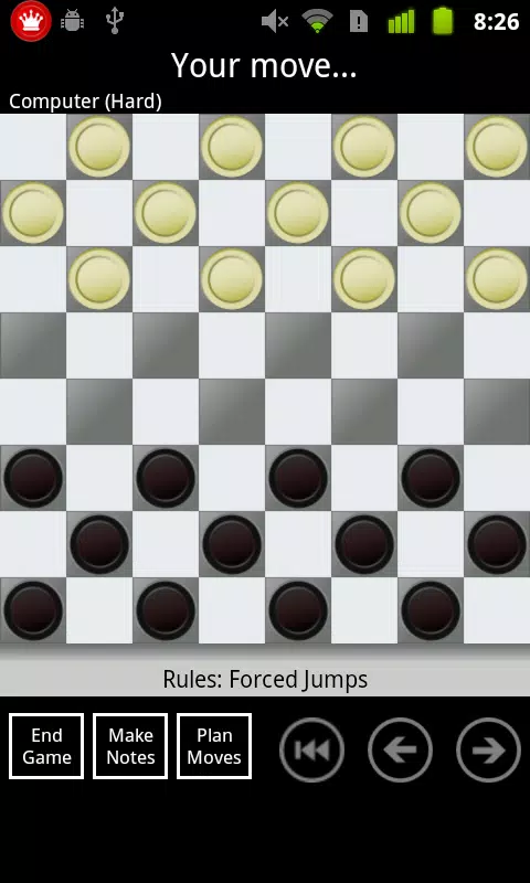 Checkers Master level and Grand master level down.(dama) 