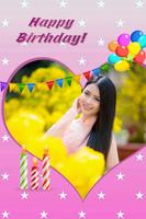 Happy Birthday Card Maker اسکرین شاٹ 3