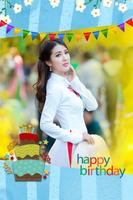 Happy Birthday Card Maker Plakat