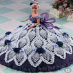 crochet barbie princess gown