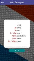 Verbes français: 50 verbes fra Affiche