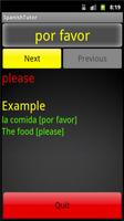 Spanish Tutor screenshot 1