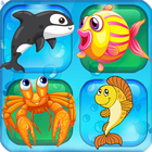 Matching Game - Sea life 🐬🐳 icono