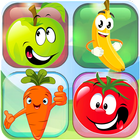 Jeu de mémoire - Match de cartes puzzle (Fruits) icône