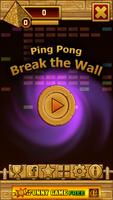 Ping Pong Break The Wall Affiche