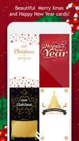 Merry Christmas & Happy New Year Best Wishes Cards poster