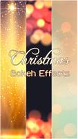 Bokeh Efeitos Da Foto Do Natal Cartaz