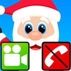 fake call video Christmas game ไอคอน