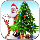 Christmas wallpaper background آئیکن