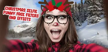 Christmas Selfie Funny Face Filters And Effects