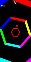 Color Switch Hexagon - Endless runner capture d'écran 1