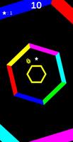 Color Switch Hexagon - Endless runner capture d'écran 2