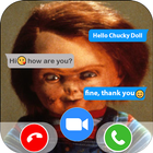fake live chat and call Scary  icono