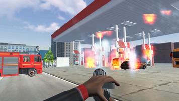Fire Truck Driving Simulator 2 Affiche