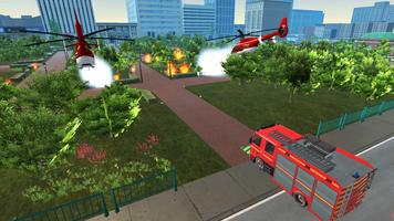 Fire Truck Driving Simulator 2 imagem de tela 2