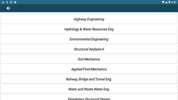 Civil Engineering Books +Civil Gate Study Material capture d'écran 2