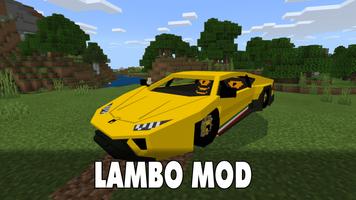 Lamborghini Mod for Minecraft постер