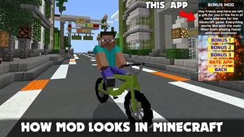Motorbike Mod Minecraft captura de pantalla 2