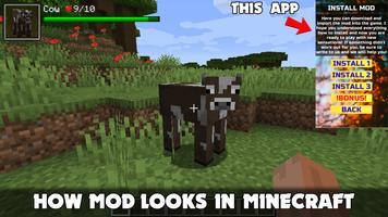 Damage Indicator Mod Minecraft captura de pantalla 1